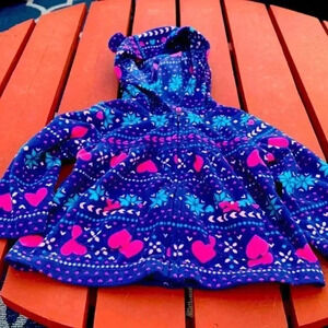 [5 for $25] Carter’s light  fleece front, zip hoodie, with ears